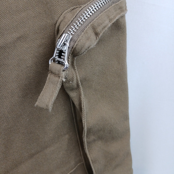 Mode of One Men’s Wide-Leg Pants Army Brown Size 30 New Fashion Fixture - Picture 3 of 7